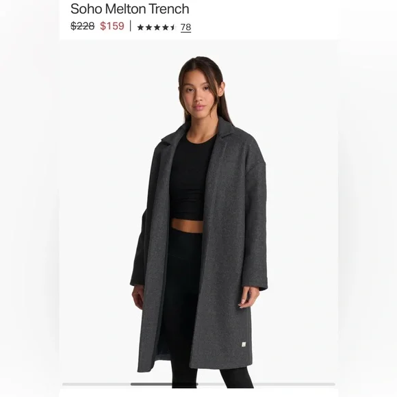 Vuori Trench Coat - Picture 1 of 3